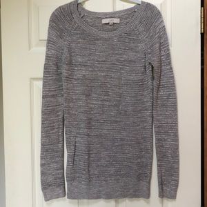 LOFT Grey Knit Sweater